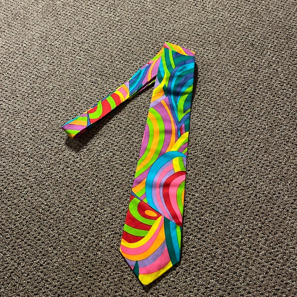 Vicky Davis 1970s cotton tie
